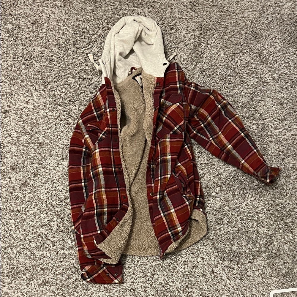 Legendary Whitetails Red Plaid Jacket with Hood